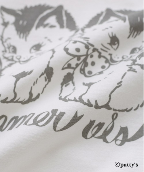 VIS(ビス)の「【SWIMMER×VIS】アソートプリントTシャツ(Tシャツ/カットソー・レディース・ホワイト/チャコールグレー/ホワイト系その他・FREE)」の15枚目の写真