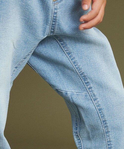 BRANSHES(ブランシェス)の「ガーデナーテーパードデニムパンツ(デニムパンツ・キッズ・グレー/ネイビー/ブルー/カラフル・100/140/110/120/150/130/90/80/160)」の17枚目の写真