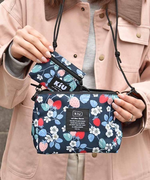 KiU(キウ)の「【KiU and BleuBleuet】KiUパラコードサコッシュポーチ(ショルダーバッグ・レディース・ブルー/ブラック系その他/ブラック/ネイビー/ネイビー系・FREE)」の3枚目の写真