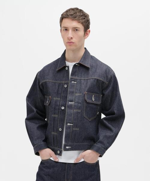 AVIREX(アヴィレックス)の「AVIREX HERITAGE DENIM Type-2 JACKET "LEATHER" / アヴィレックス ヘリテージデニム タイプツージャケット レザー(デニムジャケット・メンズ・ブラウン・36/38/40/42/44)」の5枚目の写真