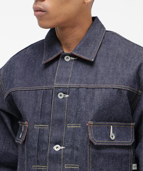 AVIREX(アヴィレックス)の「AVIREX HERITAGE DENIM Type-2 JACKET "LEATHER" / アヴィレックス ヘリテージデニム タイプツージャケット レザー(デニムジャケット・メンズ・ブラウン・36/38/40/42/44)」の7枚目の写真