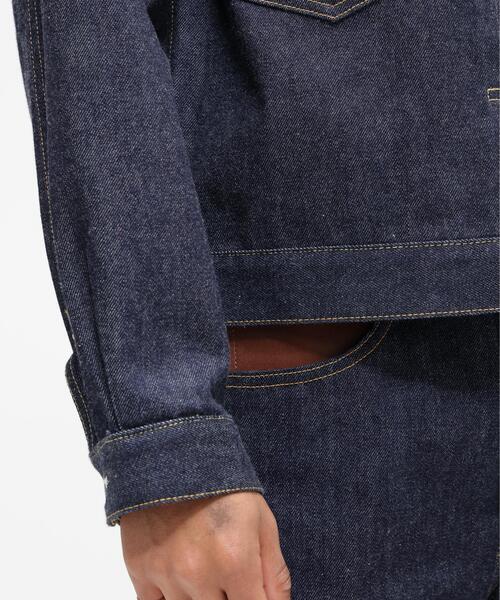 AVIREX(アヴィレックス)の「AVIREX HERITAGE DENIM Type-2 JACKET "LEATHER" / アヴィレックス ヘリテージデニム タイプツージャケット レザー(デニムジャケット・メンズ・ブラウン・36/38/40/42/44)」の10枚目の写真