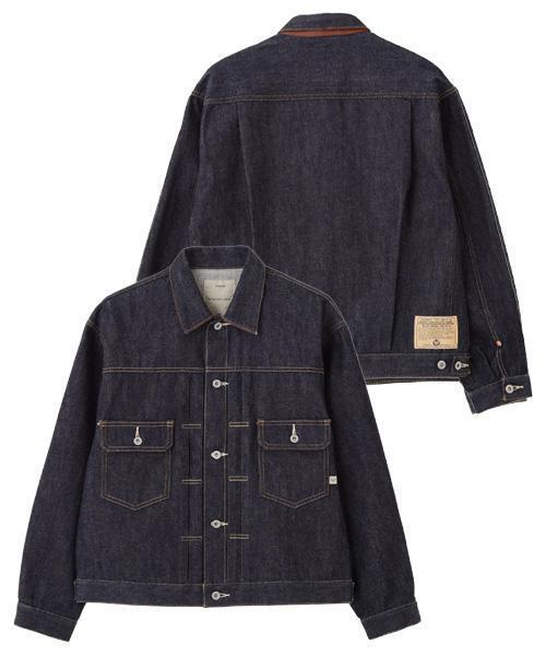AVIREX(アヴィレックス)の「AVIREX HERITAGE DENIM Type-2 JACKET "LEATHER" / アヴィレックス ヘリテージデニム タイプツージャケット レザー(デニムジャケット・メンズ・ブラウン・36/38/40/42/44)」の14枚目の写真
