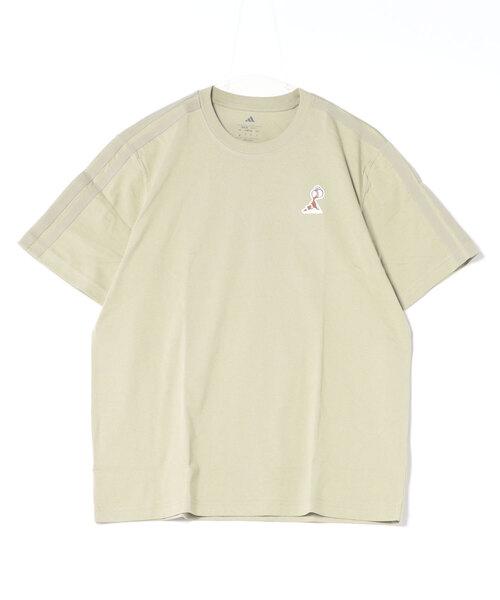 adidas(アディダス)の「《adidas》MCOFFEETシャツ(Tシャツ/カットソー・メンズ・グリーン系その他/ブラック/オフホワイト・2XL/XL/L/M/S)」の3枚目の写真
