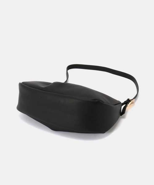 B.C STOCK（ベーセーストック）の「ギャザーデザインバッグ（ショルダーバッグ・レディース・ブラック/イエロー/ブラウン・FREE）」の8枚目の写真