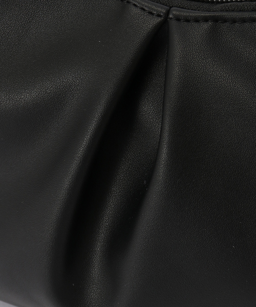 B.C STOCK（ベーセーストック）の「ギャザーデザインバッグ（ショルダーバッグ・レディース・ブラック/イエロー/ブラウン・FREE）」の12枚目の写真