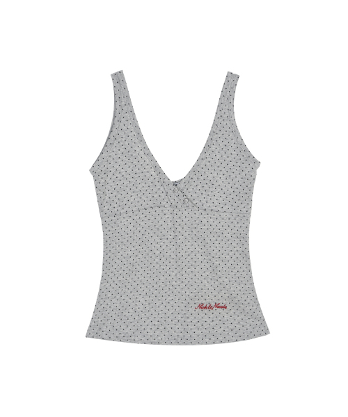 NICK&NICOLE(ニックアンドニコール)の「DOT SLEEVELESS TOP_GRAY(Tシャツ/カットソー・レディース・その他・FREE/LARGE/MEDIUM)」の3枚目の写真