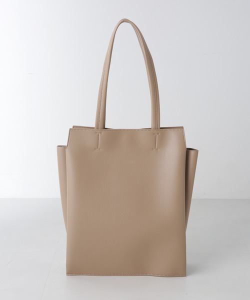 NANO universe（ナノユニバース）の「縦長トートバッグ（トートバッグ・レディース・ブラック/グレー/ベージュ・F）」の9枚目の写真