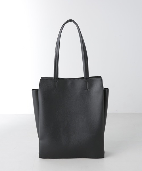 NANO universe（ナノユニバース）の「縦長トートバッグ（トートバッグ・レディース・ブラック/グレー/ベージュ・F）」の15枚目の写真