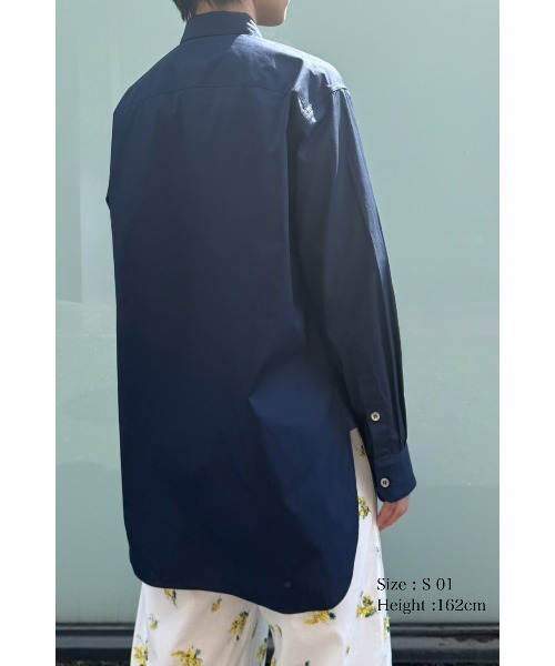 KEITA MARUYAMA（ケイタマルヤマ）の「Frill Shirt（シャツ/ブラウス・レディース・ホワイト/ネイビー・MEDIUM/SMALL）」の11枚目の写真