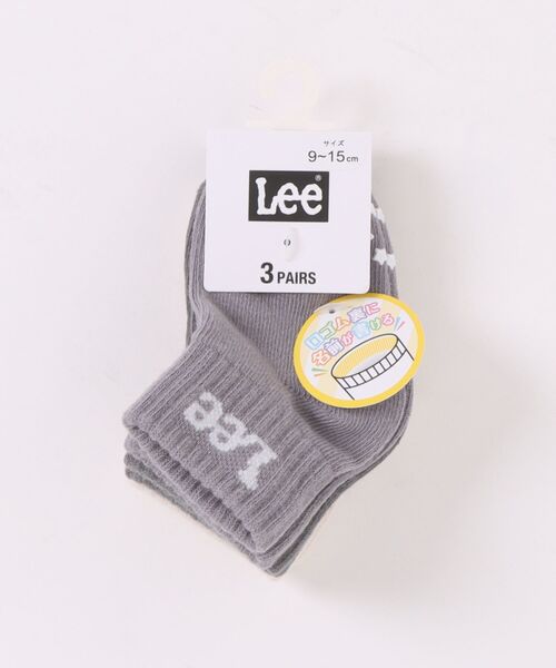 Lee(リー)の「Lee リー ベビーソックスセット(9-15cm) 1872(ソックス/靴下・キッズ・ホワイト・F)」の1枚目の写真