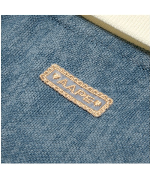 AAPE BY A BATHING APE(エーエイプバイアベイシングエイプ)の「AAPE MAIN POLO(ポロシャツ・レディース・ブルー・X-SMALL/XX-SMALL)」の5枚目の写真