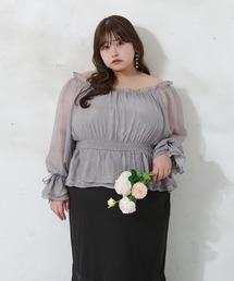 【Louiosy】アソートシフォンシャーリングブラウス