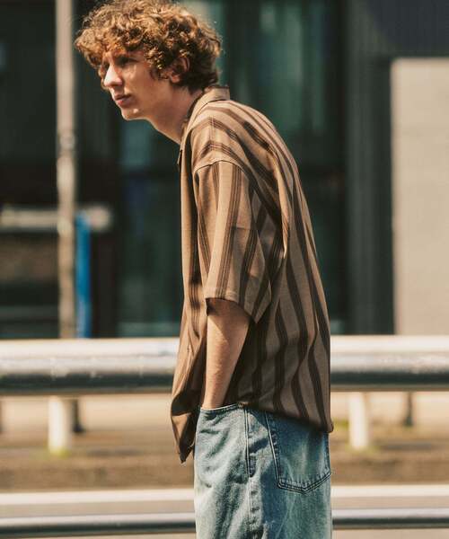 417 EDIFICE(フォーワンセブンエディフィス)の「【EVALET / エバレット】オープンカラーシャツ "セットアップ着用可能"(シャツ/ブラウス・メンズ・アイボリー/ブラック/ダークブルー/ベージュ/ベージュ系その他・LARGE/MEDIUM/SMALL)」の18枚目の写真