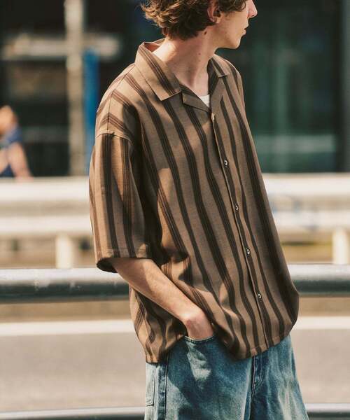 417 EDIFICE(フォーワンセブンエディフィス)の「【EVALET / エバレット】オープンカラーシャツ "セットアップ着用可能"(シャツ/ブラウス・メンズ・アイボリー/ブラック/ダークブルー/ベージュ/ベージュ系その他・LARGE/MEDIUM/SMALL)」の19枚目の写真