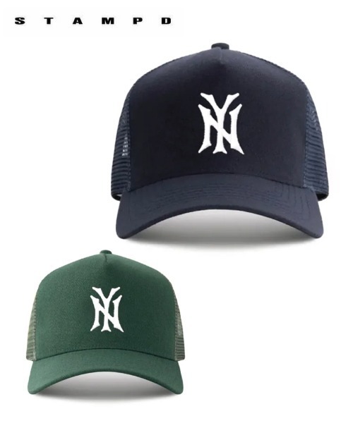 STAMPD（スタンプド）の「【STAMPD】NY 002 Structured Trucker / 2カラー [SLA-U3304HT]（キャップ・メンズ・ネイビー/グリーン・ONE SIZE）」の3枚目の写真