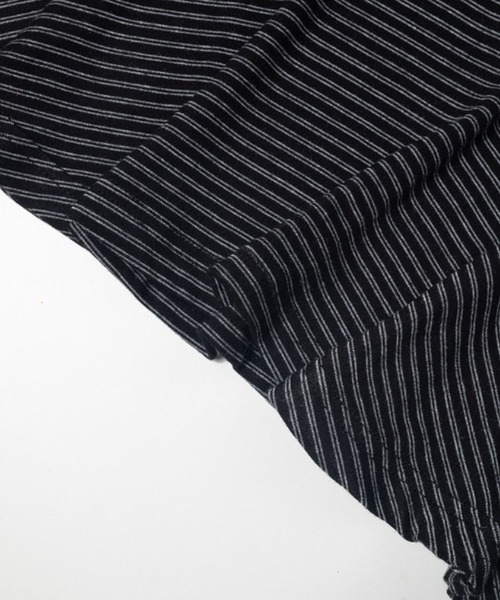 FANCY CLUB(ファンシークラブ)の「A'GEM/9 × .kom 『FANCY CLUB/ファンシークラブ』STRIPE HOOD FLARE TOP/ボーダーフードフレア半袖トップス(Tシャツ/カットソー・レディース・グレー/ブラック・FREE)」の17枚目の写真