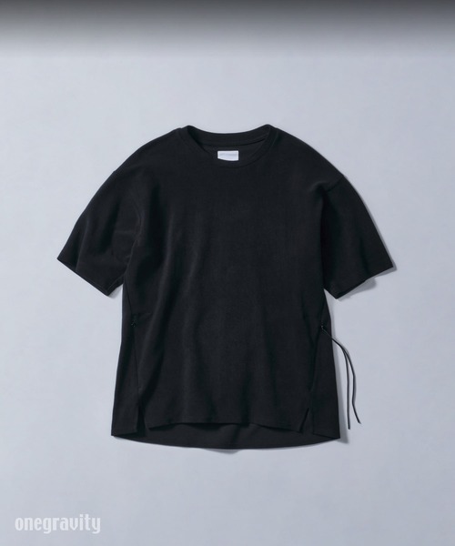 onegravity(ワングラビティ)の「onegravity / パイル サイドジップカットソー(Tシャツ/カットソー・メンズ・オフホワイト/ブラック・SMALL/MEDIUM/LARGE/X-LARGE)」の2枚目の写真