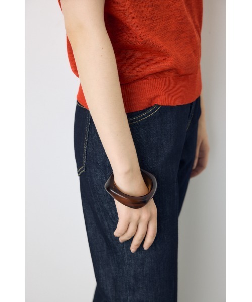 AZUL by moussy(アズールバイマウジー)の「クリアバングル(ブレスレット・レディース・クリア/ブラウン・FREE)」の5枚目の写真