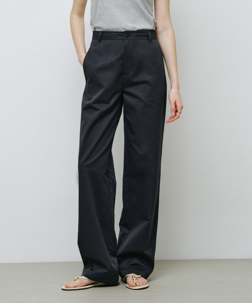 MONGDOL(モンドル)の「ボタンポケットストレートパンツチャコールMDPT078CHARCOAL(その他パンツ・レディース・その他・SMALL/MEDIUM)」の5枚目の写真