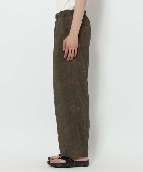 RAGEBLUE（レイジブルー）の「Botanical Pattern Summer Cocoon Easy Pants/総柄/サマーコクーンイージーパンツ（スラックス・メンズ・ブラウン/グレー・LARGE/MEDIUM）」の20枚目の写真