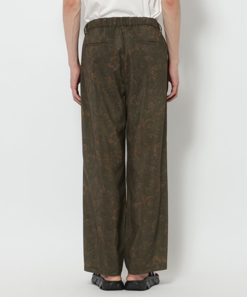 RAGEBLUE（レイジブルー）の「Botanical Pattern Summer Cocoon Easy Pants/総柄/サマーコクーンイージーパンツ（スラックス・メンズ・ブラウン/グレー・LARGE/MEDIUM）」の21枚目の写真