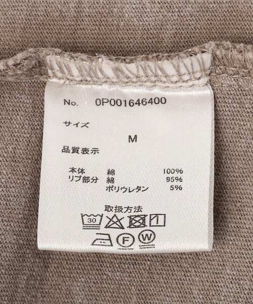 CRAFT STANDARD BOUTIQUE(クラフトスタンダードブティック)の「ピグメントラインTシャツ(Tシャツ/カットソー・メンズ・ブラック/グレイッシュベージュ・M/L)」の20枚目の写真