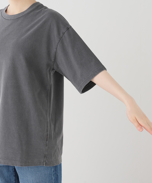 AP STUDIO（エーピーストゥディオ）の「ピグメントダイT（Tシャツ/カットソー・レディース・チャコールグレー/ホワイト・FREE）」の16枚目の写真