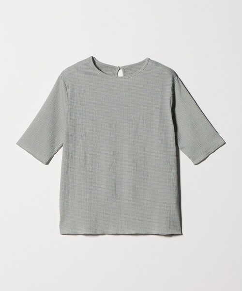 A DAY IN THE LIFE UNITED ARROWS（アデイインザライフユナイテッドアローズ）の「シャーリングメロー ハーフスリーブTシャツ ＜A DAY IN THE LIFE＞（Tシャツ/カットソー・レディース・グレー系/ブラック/オフホワイト・FREE）」の3枚目の写真