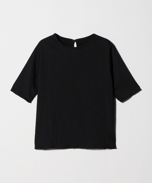 A DAY IN THE LIFE UNITED ARROWS（アデイインザライフユナイテッドアローズ）の「シャーリングメロー ハーフスリーブTシャツ ＜A DAY IN THE LIFE＞（Tシャツ/カットソー・レディース・グレー系/ブラック/オフホワイト・FREE）」の2枚目の写真