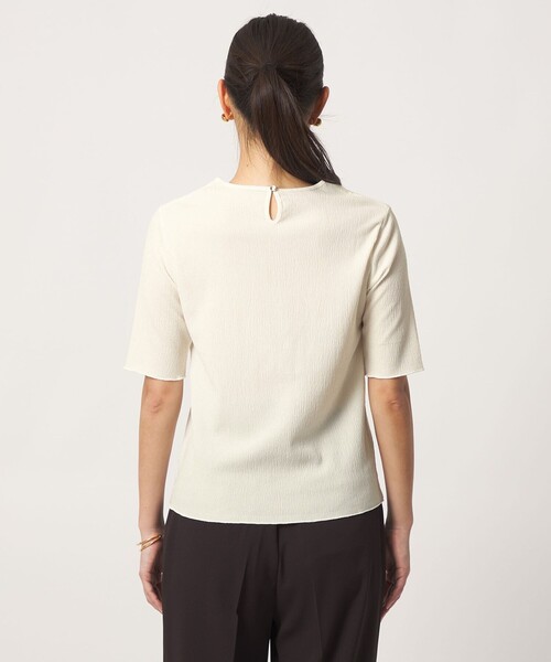 A DAY IN THE LIFE UNITED ARROWS（アデイインザライフユナイテッドアローズ）の「シャーリングメロー ハーフスリーブTシャツ ＜A DAY IN THE LIFE＞（Tシャツ/カットソー・レディース・グレー系/ブラック/オフホワイト・FREE）」の8枚目の写真