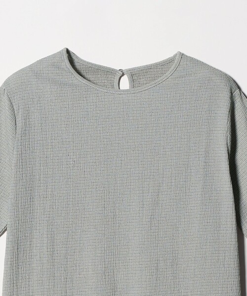 A DAY IN THE LIFE UNITED ARROWS（アデイインザライフユナイテッドアローズ）の「シャーリングメロー ハーフスリーブTシャツ ＜A DAY IN THE LIFE＞（Tシャツ/カットソー・レディース・グレー系/ブラック/オフホワイト・FREE）」の10枚目の写真