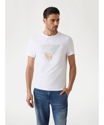 Guess（ゲス）の「GUESS Triangle Tee Tシャツ 半袖 ロゴTシャツ（Tシャツ/カットソー）」