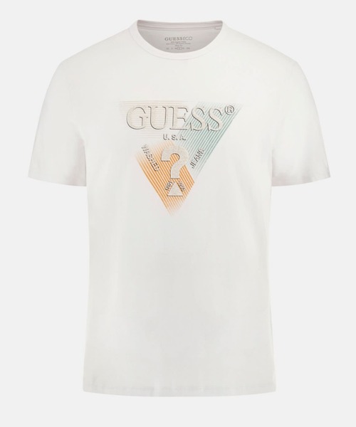 Guess(ゲス)の「GUESS Triangle Tee Tシャツ 半袖 ロゴTシャツ(Tシャツ/カットソー・メンズ・ホワイト/ブラック・X-LARGE/MEDIUM/LARGE/SMALL)」の12枚目の写真