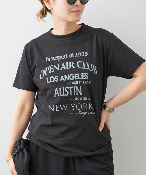 Deuxieme Classe(ドゥーズィエムクラス)の「FES Tシャツ(Tシャツ/カットソー・レディース・ブラック/ホワイト・FREE)」の5枚目の写真