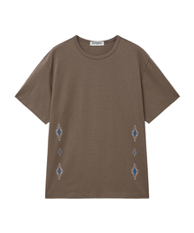エスニックグラフィックTシャツ : 2カラー