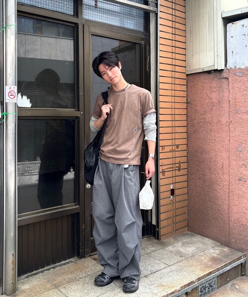 INTEMPOMOOD(インテンポムード)の「エスニックグラフィックTシャツ : 2カラー(Tシャツ/カットソー・メンズ・ブラウン/グレー・MEDIUM/LARGE)」の18枚目の写真