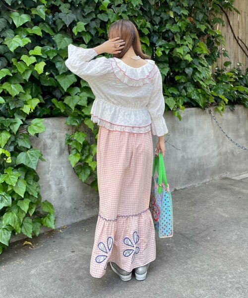 HELLO.SANFRANCISCO(ハローサンフランシスコ)の「【HELLO.SANFRANCISCO】レースボレロメロウブラウス(シャツ/ブラウス・レディース・ブルー/ホワイト/ブラック・ONE SIZE)」の9枚目の写真