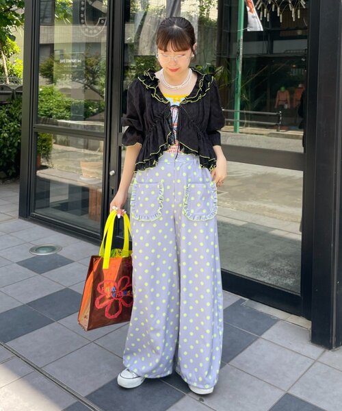HELLO.SANFRANCISCO(ハローサンフランシスコ)の「【HELLO.SANFRANCISCO】レースボレロメロウブラウス(シャツ/ブラウス・レディース・ブルー/ホワイト/ブラック・ONE SIZE)」の16枚目の写真