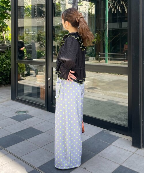 HELLO.SANFRANCISCO(ハローサンフランシスコ)の「【HELLO.SANFRANCISCO】レースボレロメロウブラウス(シャツ/ブラウス・レディース・ブルー/ホワイト/ブラック・ONE SIZE)」の17枚目の写真