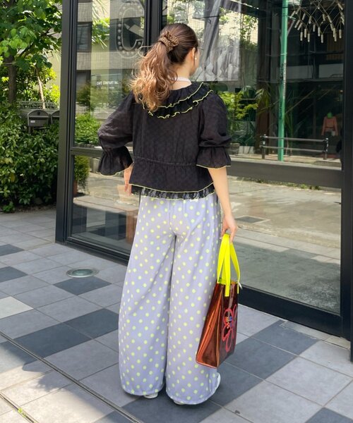 HELLO.SANFRANCISCO(ハローサンフランシスコ)の「【HELLO.SANFRANCISCO】レースボレロメロウブラウス(シャツ/ブラウス・レディース・ブルー/ホワイト/ブラック・ONE SIZE)」の18枚目の写真
