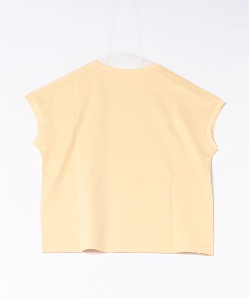 A.P.C.(アーペーセー)の「TOP ALINE(Tシャツ/カットソー・レディース・ネイビー/イエロー系その他/オフホワイト・S/M)」の4枚目の写真