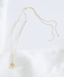 Maison de FLEUR | カーリーリボンスライドネックレス(ネックレス)
