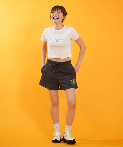 RVCA(ルーカ)の「RVCA/ルーカ 半袖 Tシャツ ミニT BG04C214(Tシャツ/カットソー・レディース・ブラウン/ホワイト/ブラック・M/S)」の6枚目の写真