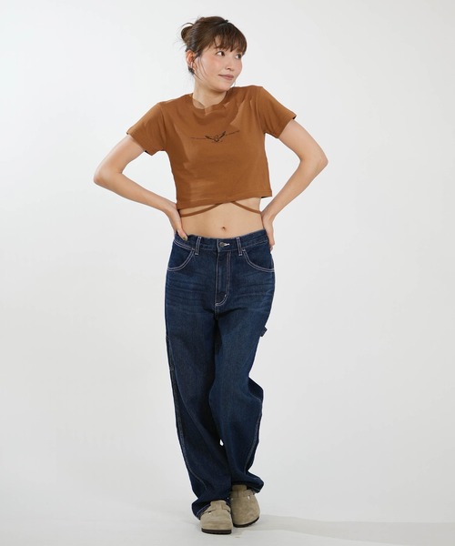 RVCA(ルーカ)の「RVCA/ルーカ 半袖 Tシャツ ミニT BG04C214(Tシャツ/カットソー・レディース・ブラウン/ホワイト/ブラック・M/S)」の19枚目の写真