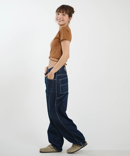 RVCA(ルーカ)の「RVCA/ルーカ 半袖 Tシャツ ミニT BG04C214(Tシャツ/カットソー・レディース・ブラウン/ホワイト/ブラック・M/S)」の20枚目の写真