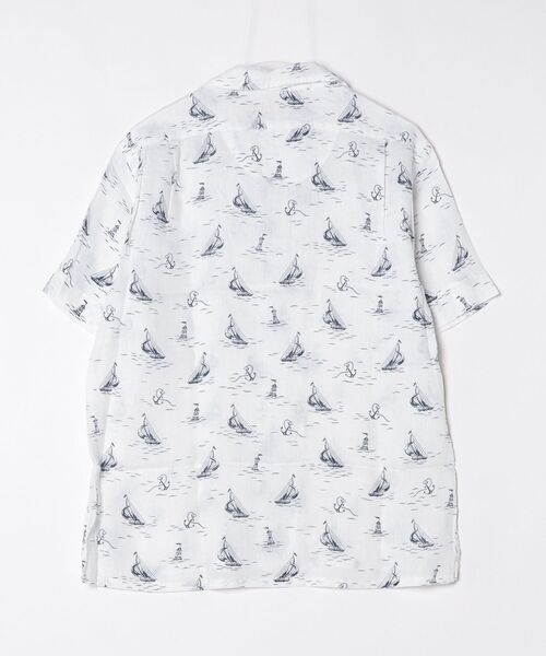 POLO RALPH LAUREN(ポロ ラルフ ローレン)の「クラシック フィット ノーティカルプリント リネン シャツ(シャツ/ブラウス・メンズ・マルチ・M/S/XS/L)」の9枚目の写真