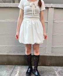 hugi（ハギ）の「PUMPKIN MINI SKIRT / パンプキンミニスカート（スカート）」