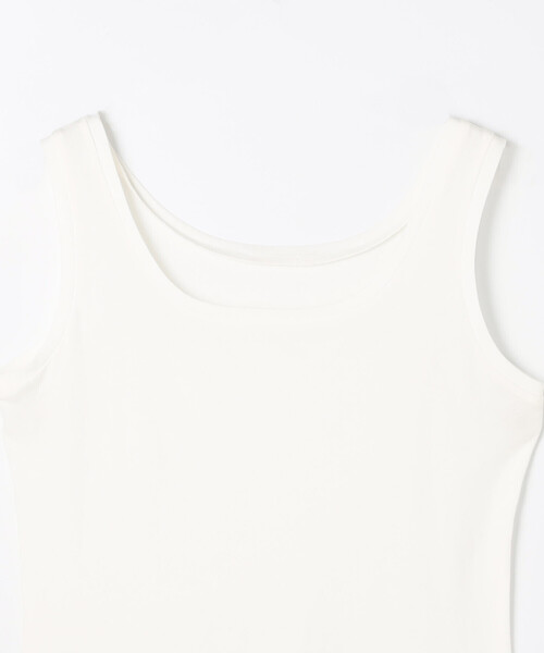 COMME CA Wardrobe(コムサワードローブ)の「【前後2WAY】強撚コットン斜行天竺 タンクトップ(タンクトップ・レディース・ブラック/オフホワイト/ピンク系その他/トップグレー・FREE)」の12枚目の写真
