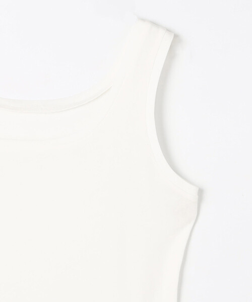 COMME CA Wardrobe(コムサワードローブ)の「【前後2WAY】強撚コットン斜行天竺 タンクトップ(タンクトップ・レディース・ブラック/オフホワイト/ピンク系その他/トップグレー・FREE)」の13枚目の写真